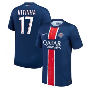 Paris Saint-Germain Vitinha #17 Domácí Dres 2024-25 Krátký Rukáv